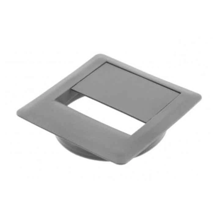 Кабельный пропуск алюминиевый квадратный GTV PM-PLKW80-60 80X80 Антрацит