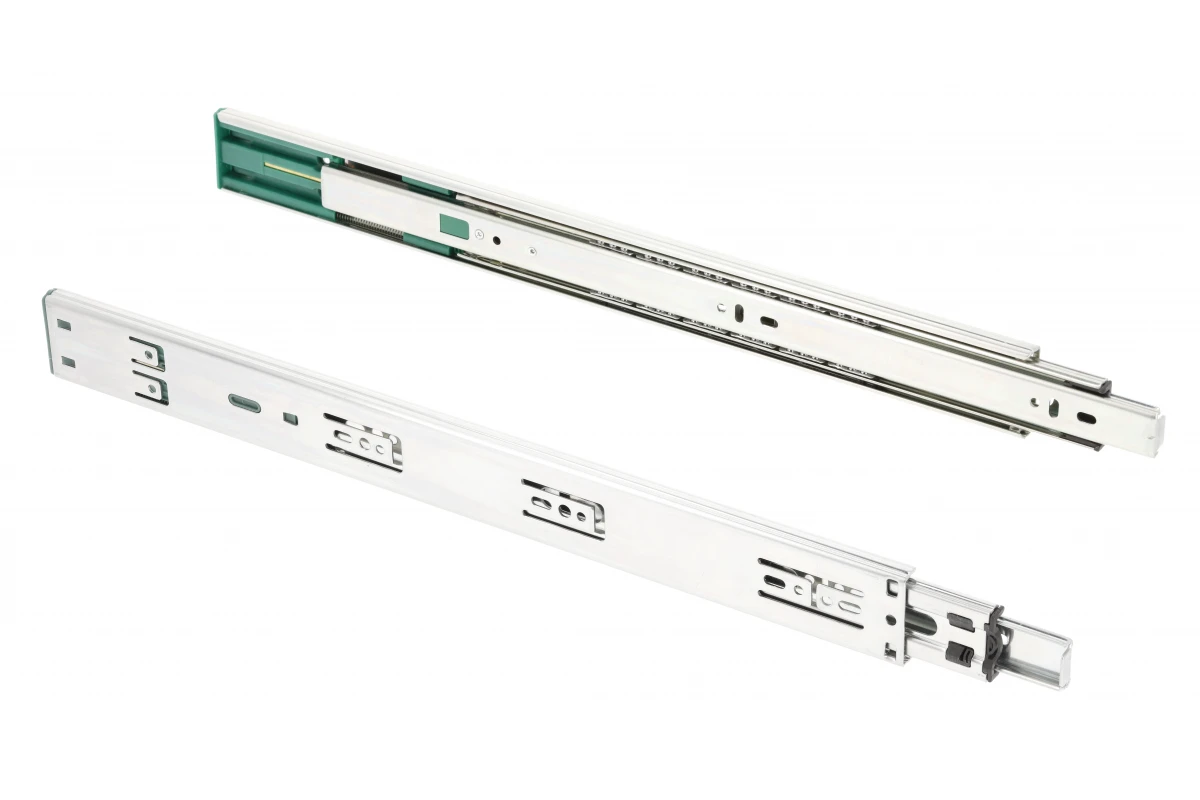 Направляющие GTV шариковые с доводчиком PK-L-H45-350-B VERSALITE PLUS + L-350мм 40кг Цинк