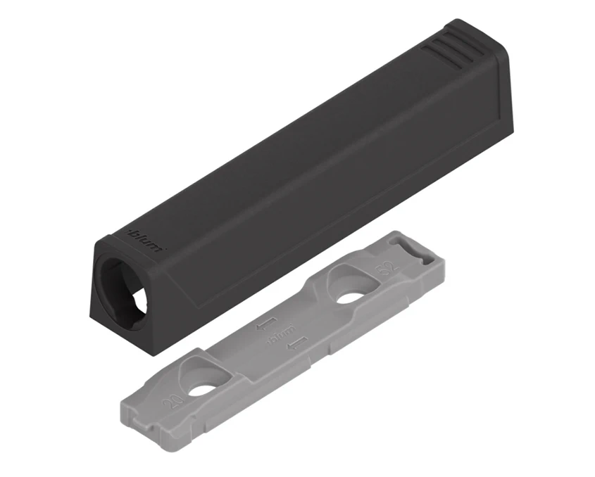 Адаптер Blum для довгого виштовхувача TIP-ON 956A1201 V50 CS Чорний карбон