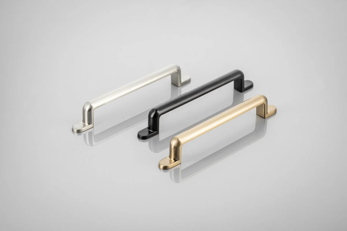 Меблева ручка GTV OTTO 128 мм Чорний матовий - 2