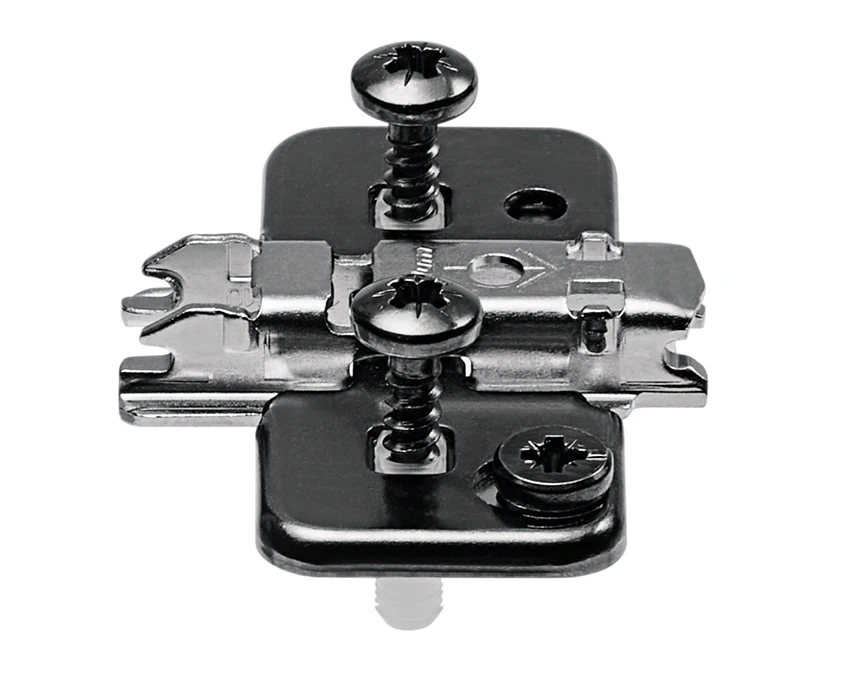 Обратная (ответная) планка Blum EXPANDO/CLIP, подъем 0, H=8.5мм, с эксцентриком, черный оникс