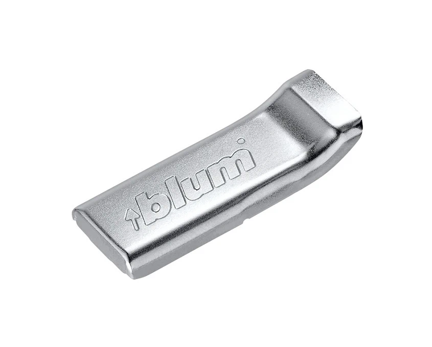 Заглушка Blum на плече завіси з вигином (95м, 107⁰, 110⁰), права, з логотипом 70.1663.BPABD PR RE NI