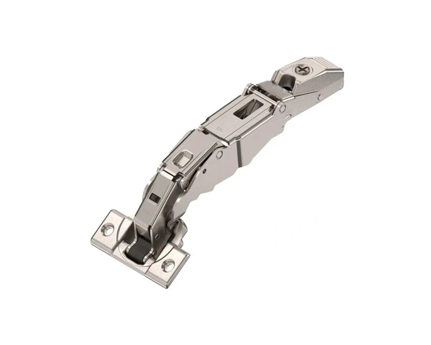 Завіса Blum накладна CLIP top BLUMOTION 125° для профільних дверей з 0 входженням дверей Нікель