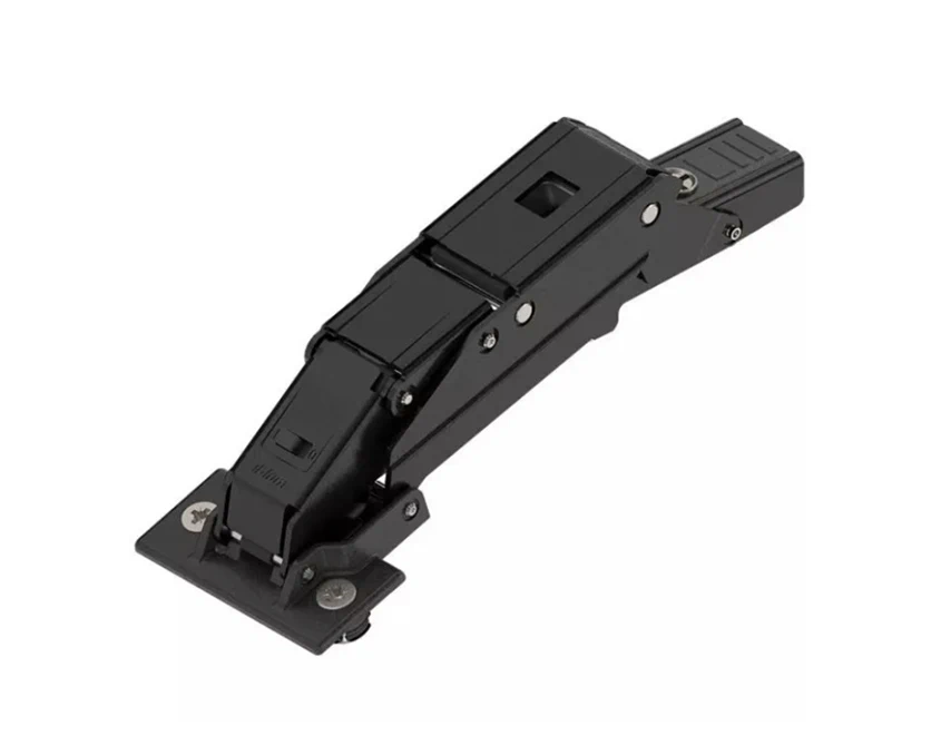 Петля Blum накладная со встроенным Blumotion EXPANDO T 110⁰ для тонких фасадов Черный оникс