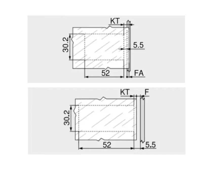 Завіса Blum накладна CRISTALLO 110⁰ 70T4500CTLGT-MB V125 NI Нікель - 4