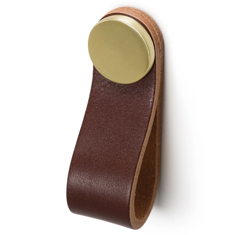 Мебельная ручка VIEFE FLEXA 0404.070.P.36.27 Коричневый/латунь D 22 мм