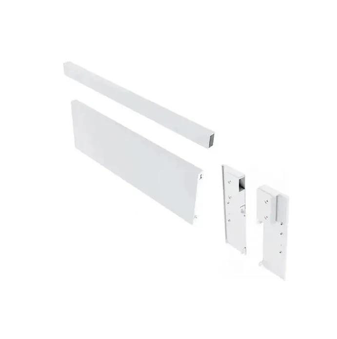 Комплект внутреннего ящика GTV MBPRO L-135мм (панель+релинг+крепеж) Белый