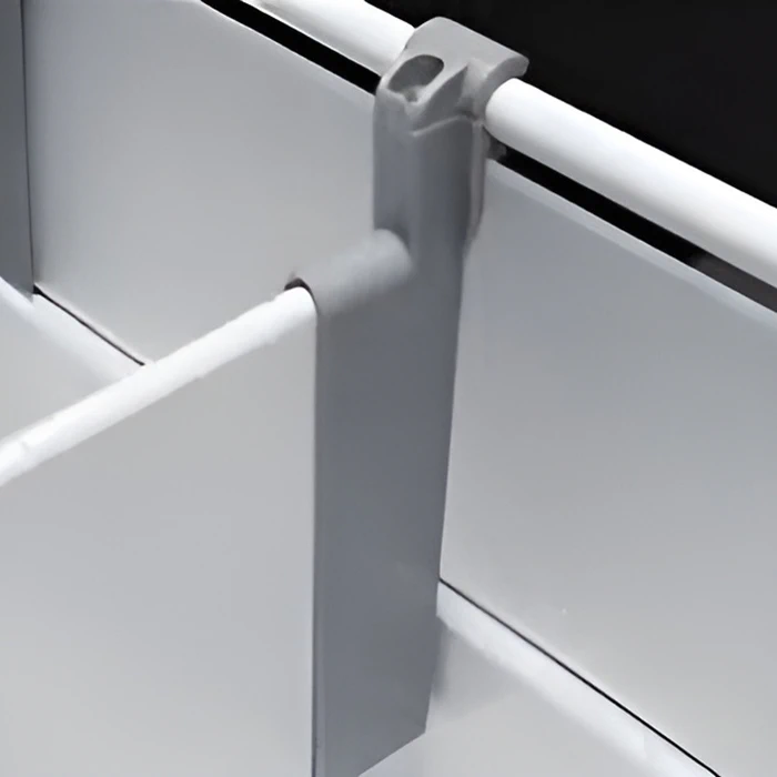 Соединение GTV поперечной планки и релинга MB (для высокого ящика) PB-D-CONREL Серый - 2