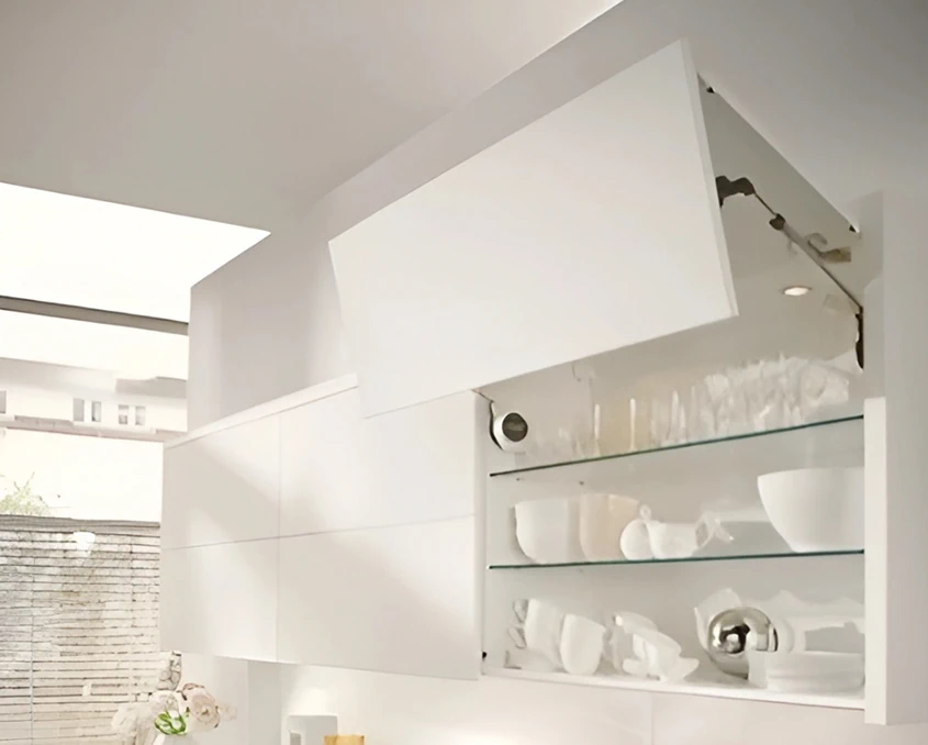 Комплект Blum AVENTOS HF механізм 22F39 ВК=760-1040мм BLUMOTION SW AVTHF2239-2SW-A Білий шовк