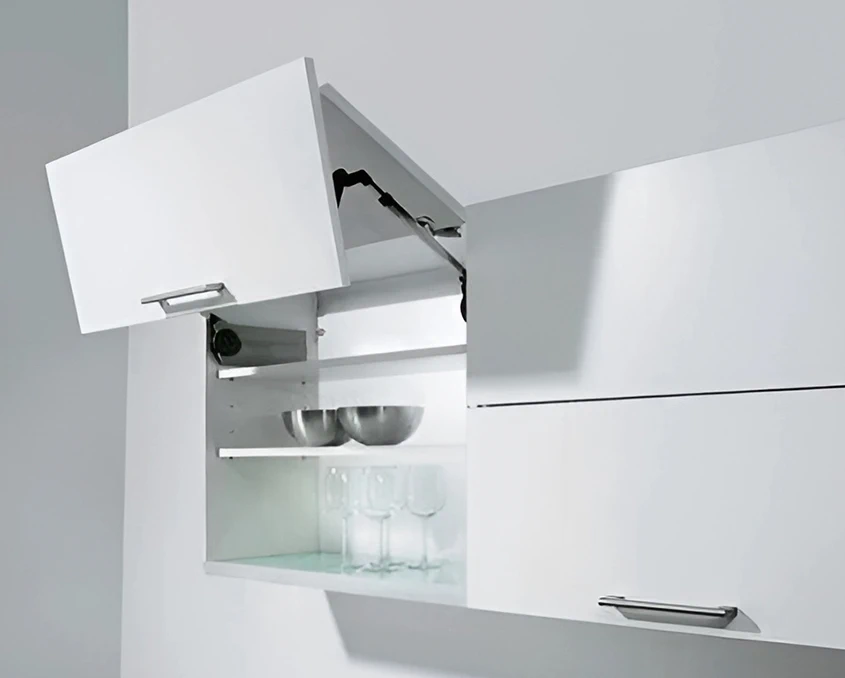Комплект Blum AVENTOS HF механізм 28F32 ВК=480-570мм BLUMOTION HGR Світло-сірий