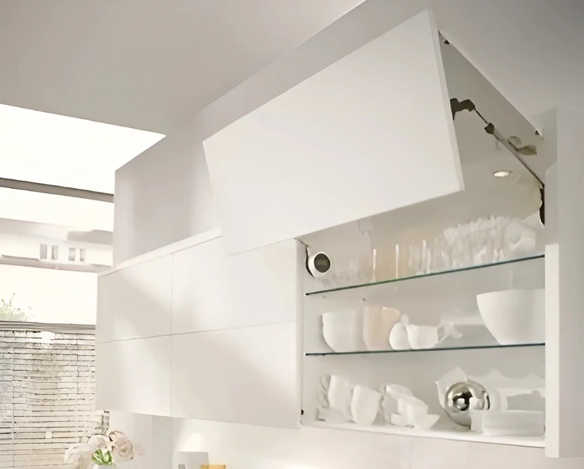 Комплект Blum AVENTOS HF механизм 22F38 ВК=700-900мм BLUMOTION SW Белый шелк