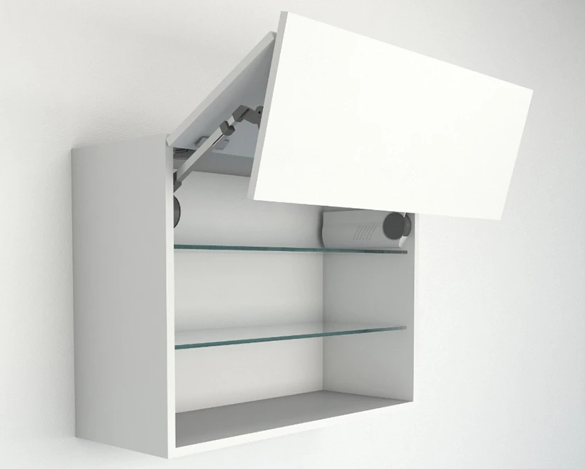 Комплект Blum AVENTOS HF механизм 2232 ВК=480-570мм BLUMOTION SW  AVTHF2232-2SW-A  Белый шелк