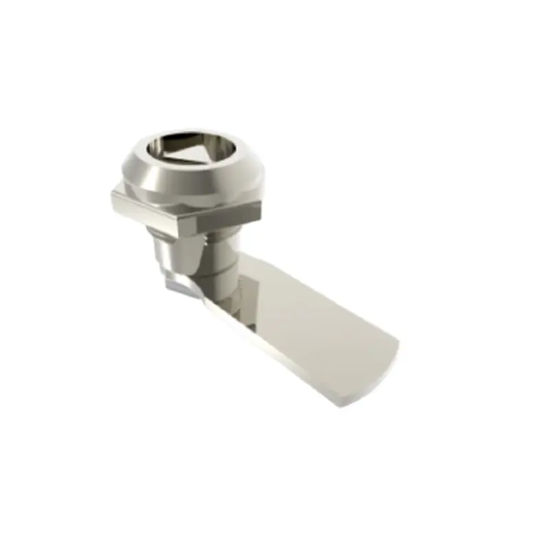 Замок на четверть поворота мини RZ 358-2-0 треугольник Хром