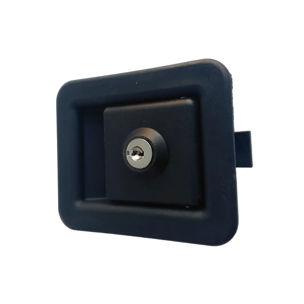 Замок для автомобиля RZ 021-V2 с ключем Черный