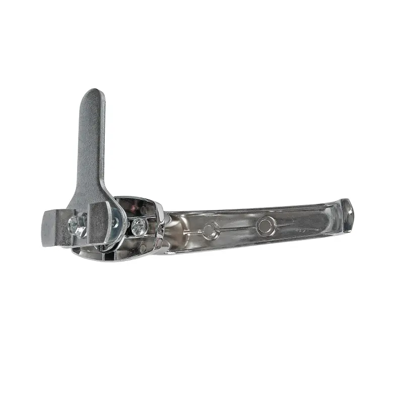 Ключовий замок для металевих шаф RZ L10425.1 ручка L-подібна Хром - 2