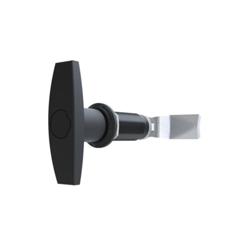 Замок-ручка Т-образная RZ 207-1-K-B Черный