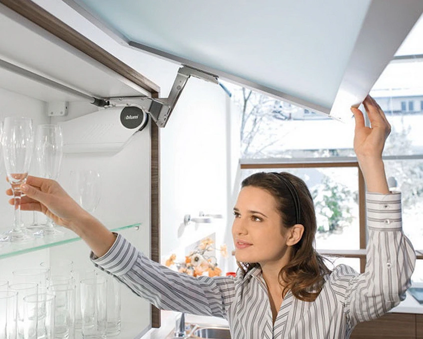 Комплект Blum AVENTOS HS механизм C ВК=350-525мм SW  AVTHS-CSW-A Белый шелк