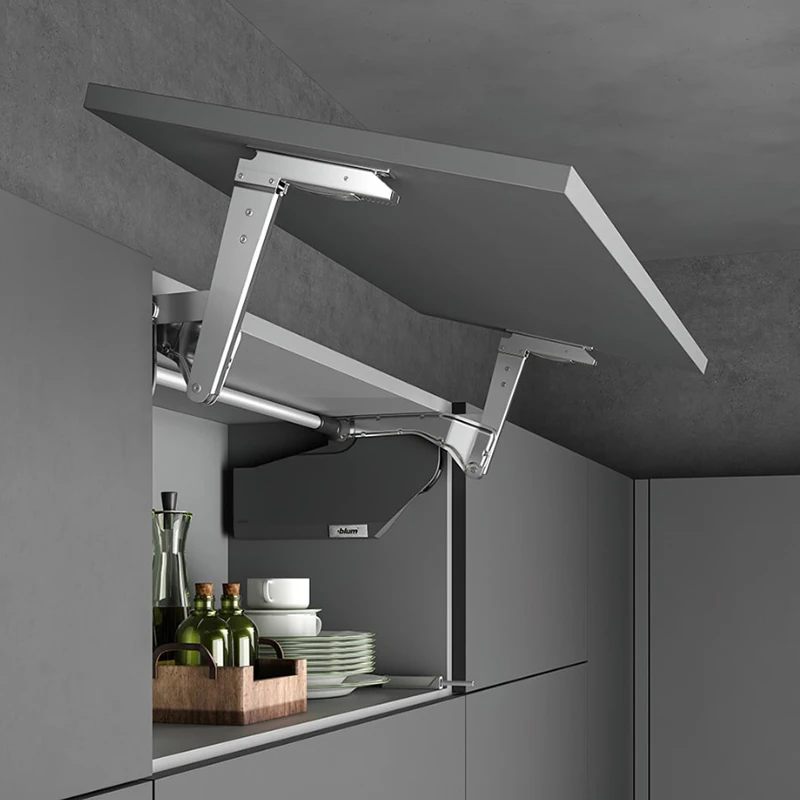 Комплект Blum AVENTOS HS механізм F ВК=526-675мм TGR AVTHS-FTGR-A Темно-сірий