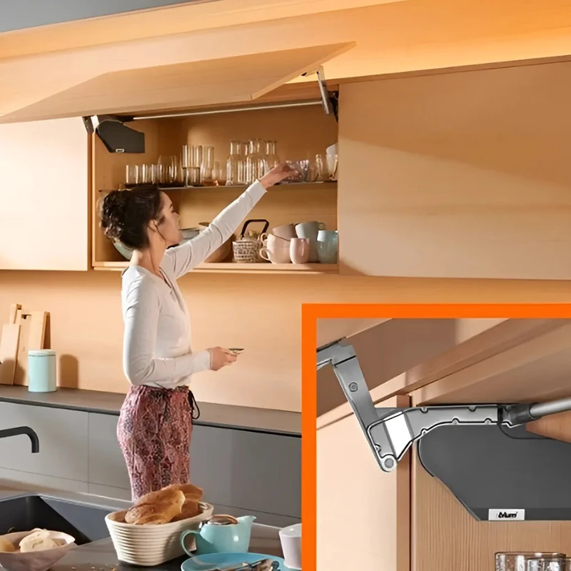 Комплект Blum AVENTOS HS механізм C ВК=350-525мм TGR  AVTHS-CTGR-A Темно-сірий