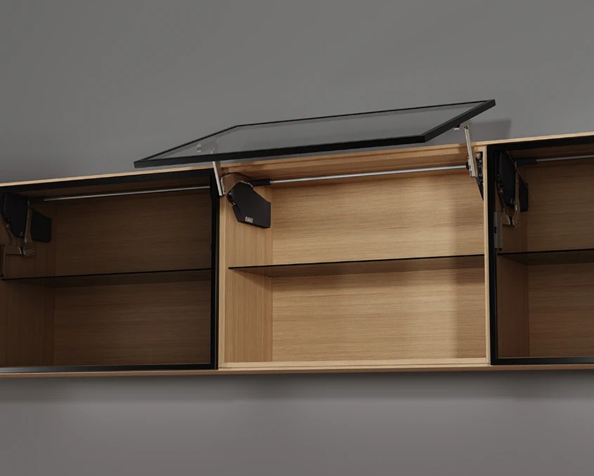 Комплект Blum AVENTOS HS механізм G ВК=676-800мм TGR AVTHS-GTGR-A  Темно-сірий