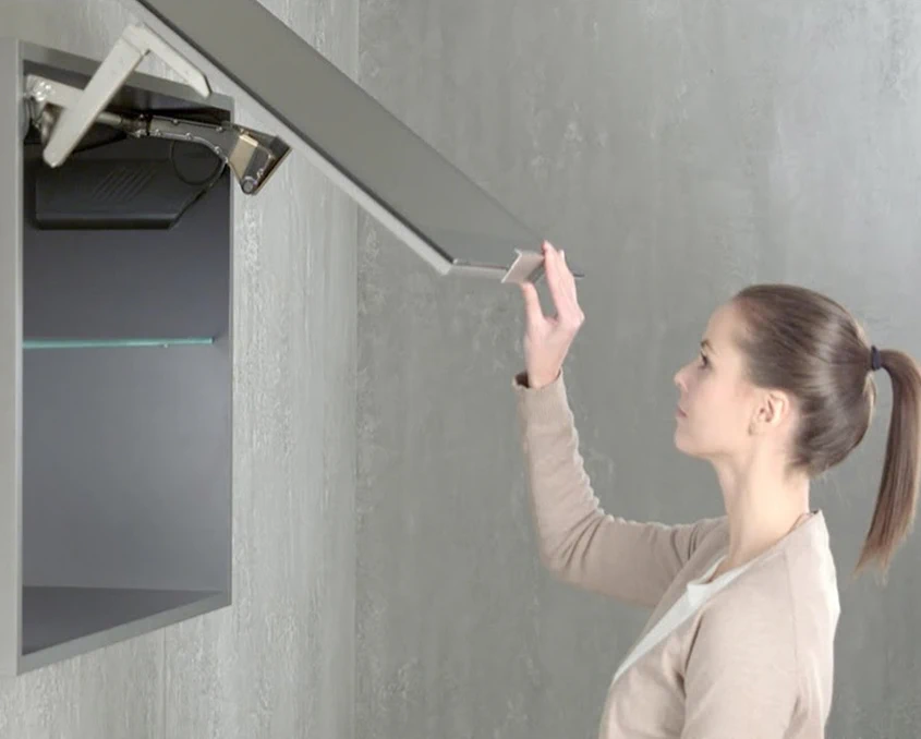 Комплект Blum AVENTOS HS механізм D ВК=526-675мм TGR  AVTHS-DTGR-A  Темно-сірий