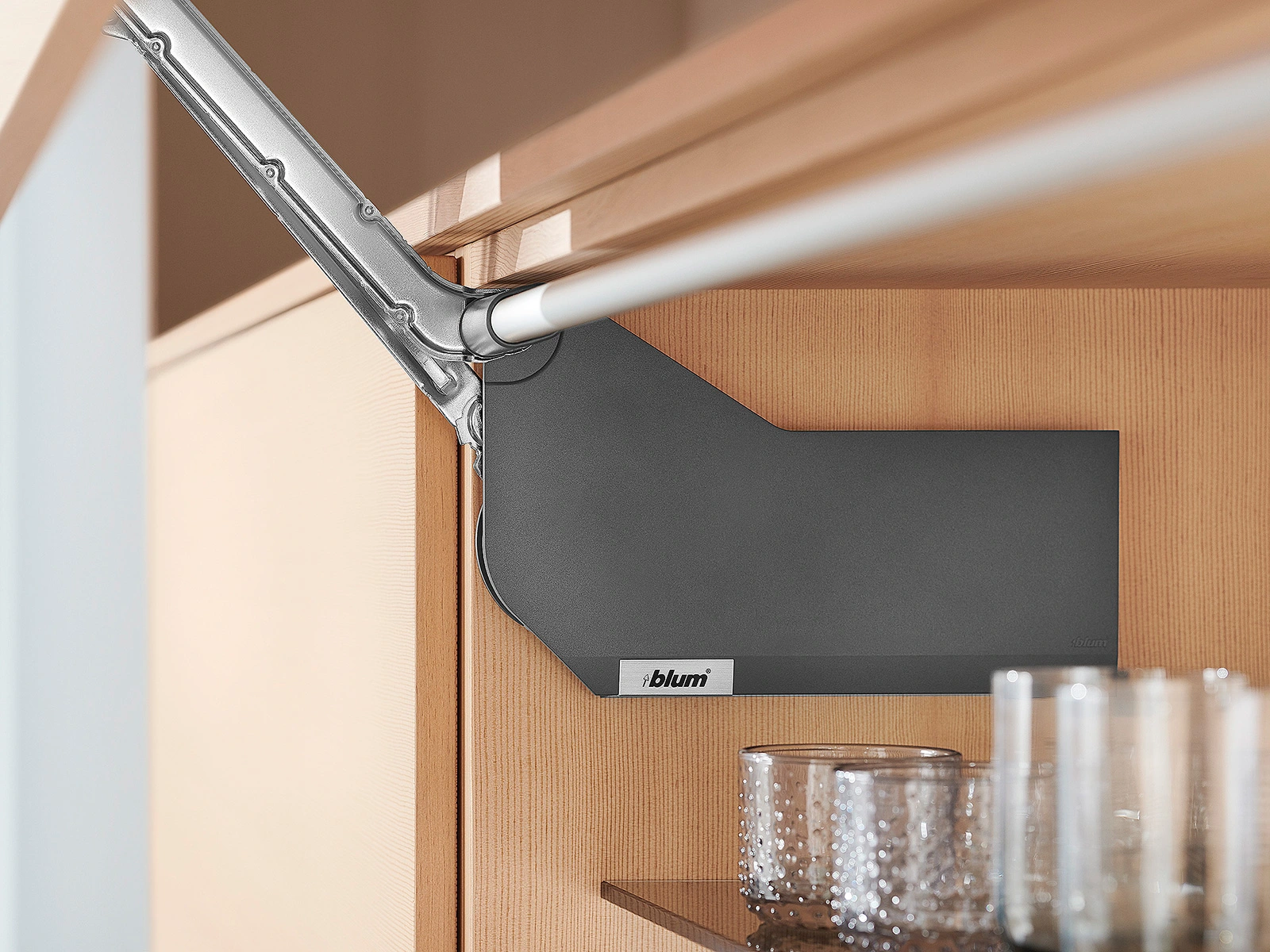 Комплект Blum AVENTOS HL механізм 29L38 АК=400-550мм AVTHL-2938TGR-A  Темно-сірий