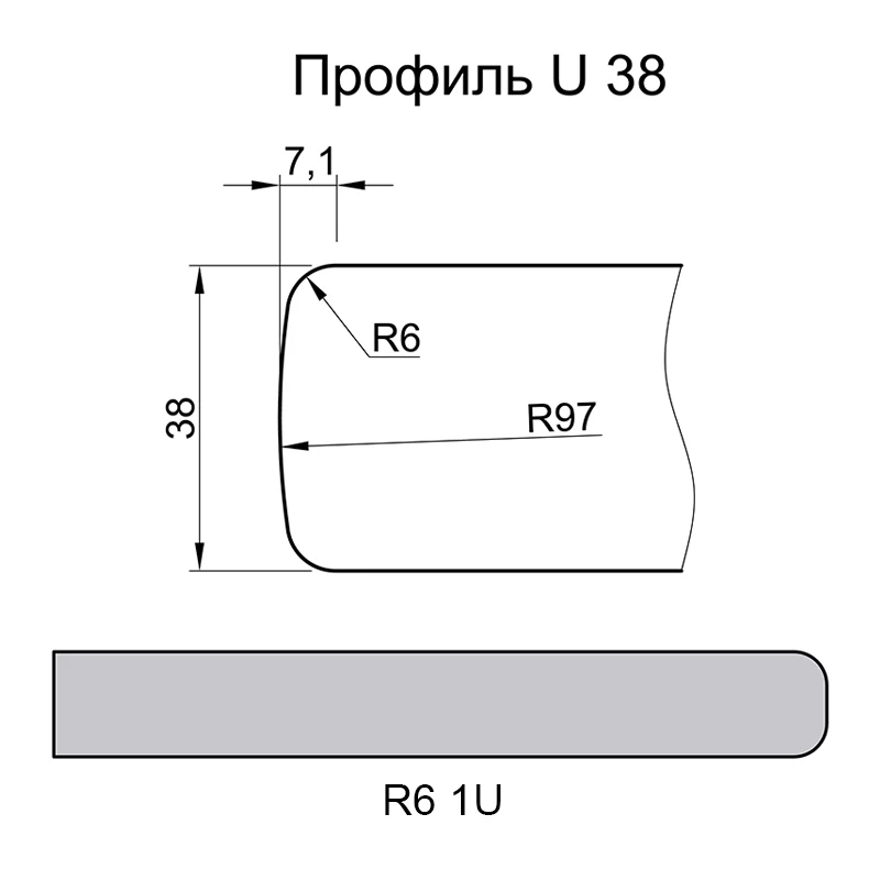 Стільниця LuxeForm  3050x600x38 мм R6 1U S630 Астероїд 2019 вологостійка - 2
