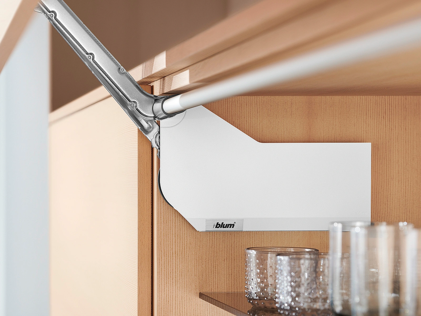 Комплекти Blum AVENTOS HL механізм 25L32 ВК=300-350мм  AVTHL-2532SW-A  Білий шовк