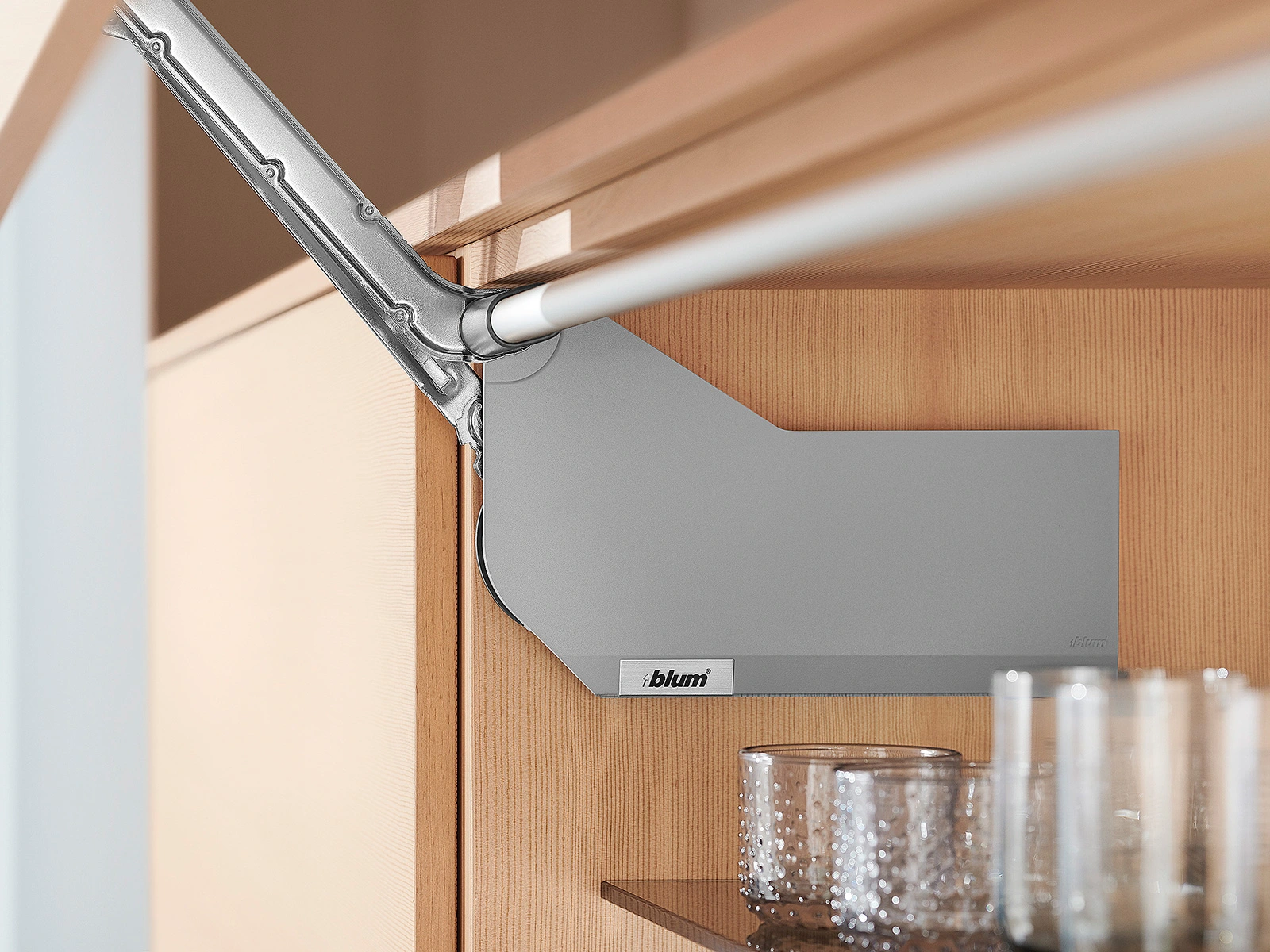 Комплект Blum AVENTOS HL механізм 27L32 ВК=300-350мм дерев’яний фасад AVTHL-2732HGR Світло-сірий