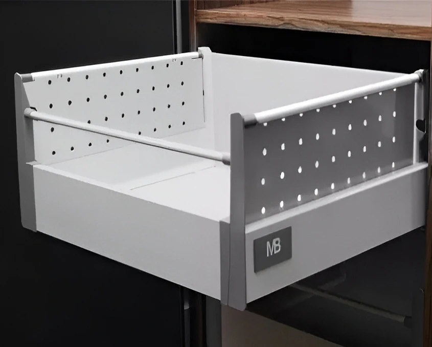 Бок перфорированный GTV для MB L-500мм средний PB-D-BXSIDE50B Серый - 2