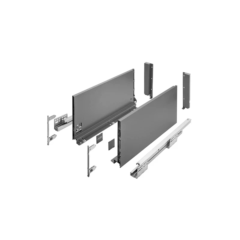 Выдвижная система GTV AXIS PRO L-400мм H-199мм очень высокий Антрацит