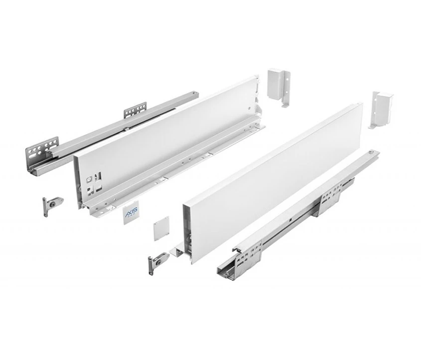 Выдвижная система GTV AXIS PRO Push to Open H-120мм L-300мм Белый