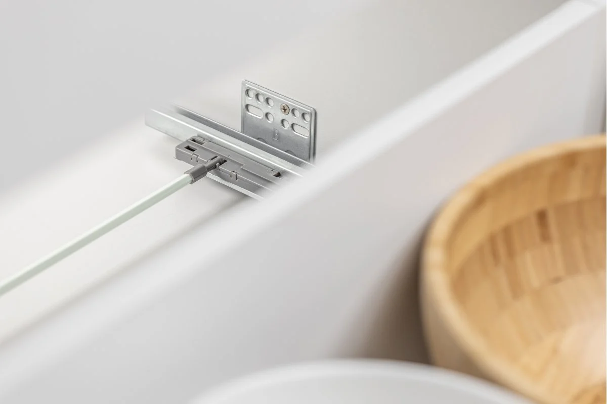 Висувна система GTV AXIS PRO Push to Open H-120мм L-450мм Антрацит - 2