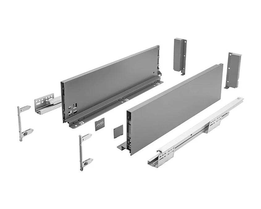 Висувна система GTV AXIS PRO Push to Open H-168мм L-300мм Антрацит