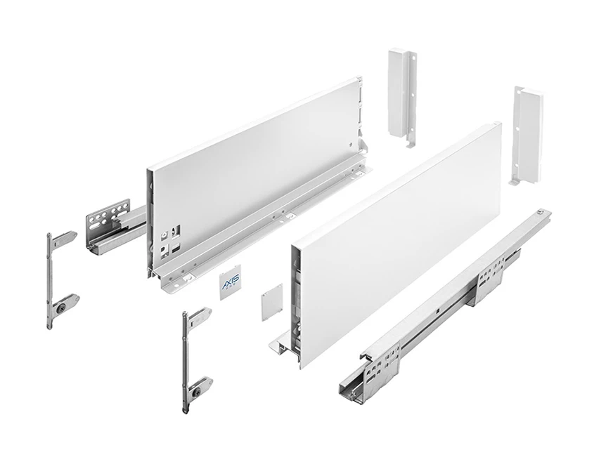 Выдвижная система GTV AXIS PRO Push to Open H-120мм L-550мм Белый