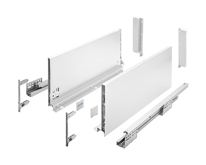 Висувна система GTV AXIS PRO Push to Open H-200мм L-300мм Білий