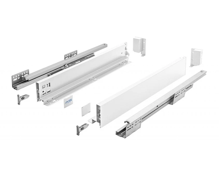 Висувна система GTV AXIS PRO Push to Open H-86мм L-300мм Білий