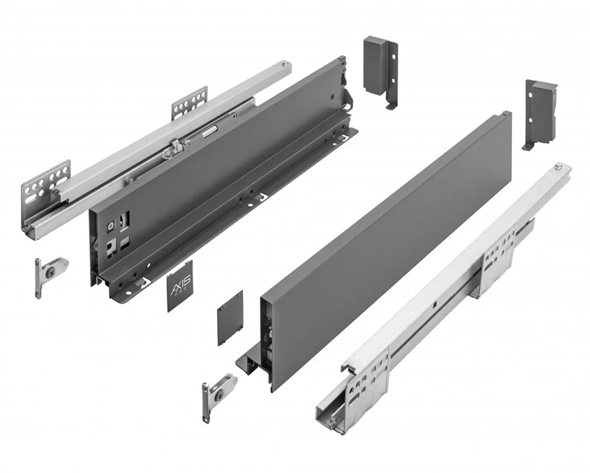 Выдвижная система GTV AXIS PRO H-86мм L-400мм Антрацит