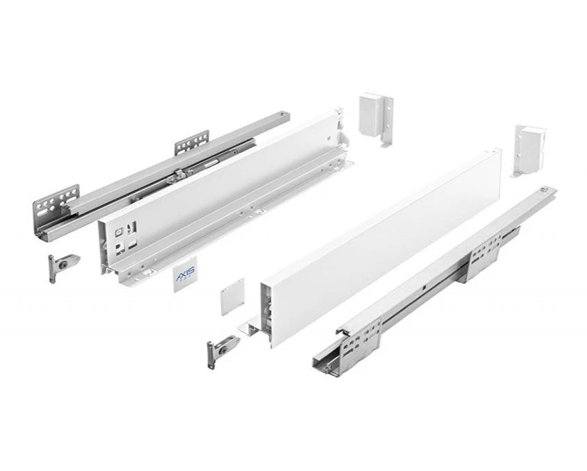 Висувна система GTV AXIS PRO Push to Open H-86мм L-500мм Білий