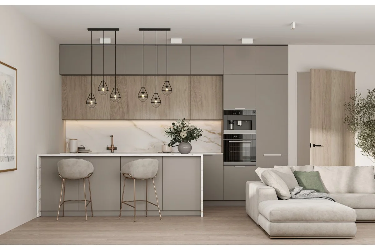 Мебельная ручка алюминиевая GTV HEXA 160 мм Белый матовый - 3