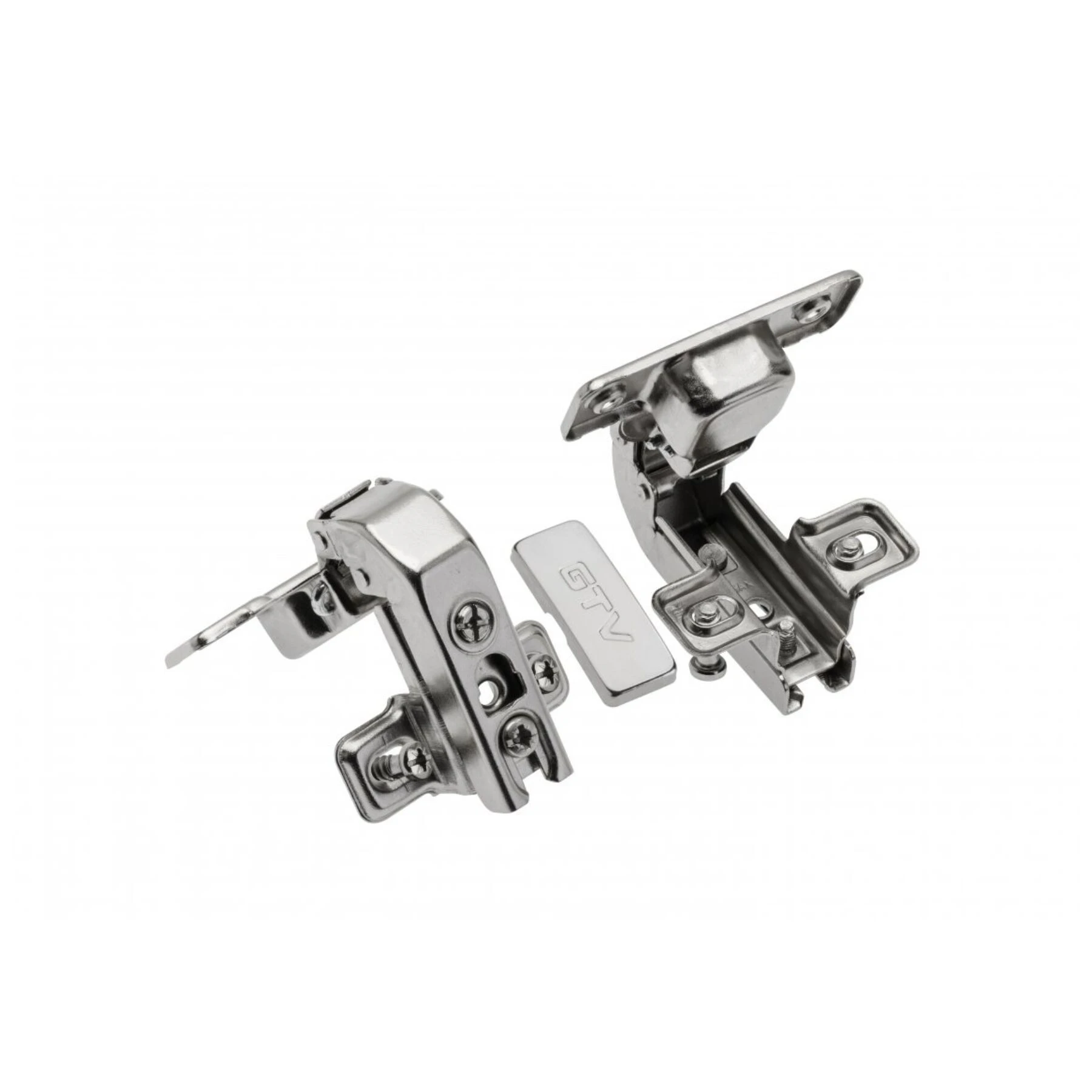 Завіса GTV ZP-KTK90H6ZE кутова 90⁰ під фальшпанель Нікель