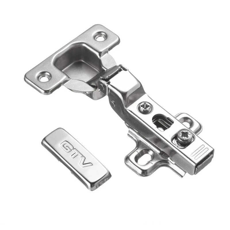 Петля GTV ZP-COCA8450-BE полунакладная с эксцентриковой регулировкой Никель