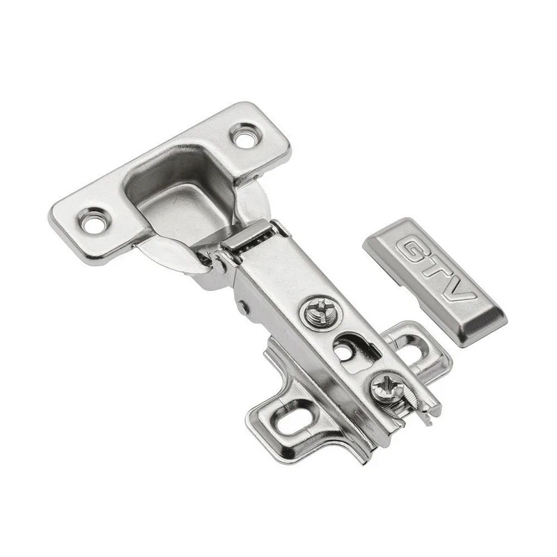 Петля GTV ZP-POH045BEO накладная самооткрывающаяся (обратная пружина) Никель