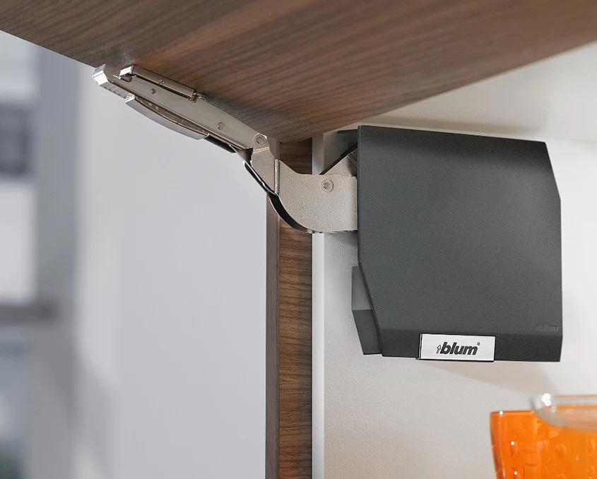 Комплект Blum AVENTOS HK-S механізм CC ВК=186-600мм BLUMOTION дерев. фасад AVTHKS-CCBTGR Темно-сірий - 2