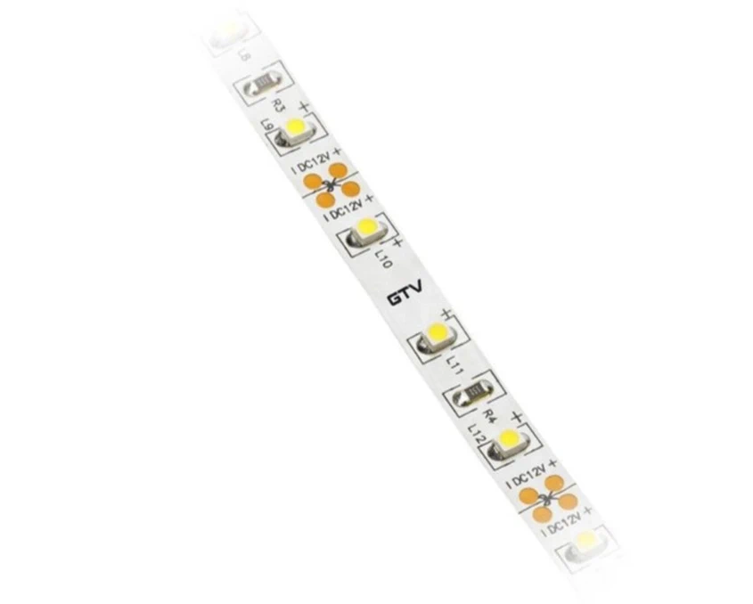Світлодіодна стрічка GTV Flash 3528 300 діодів 24W IP65 герметична 8мм бухта 5м Білий холодний