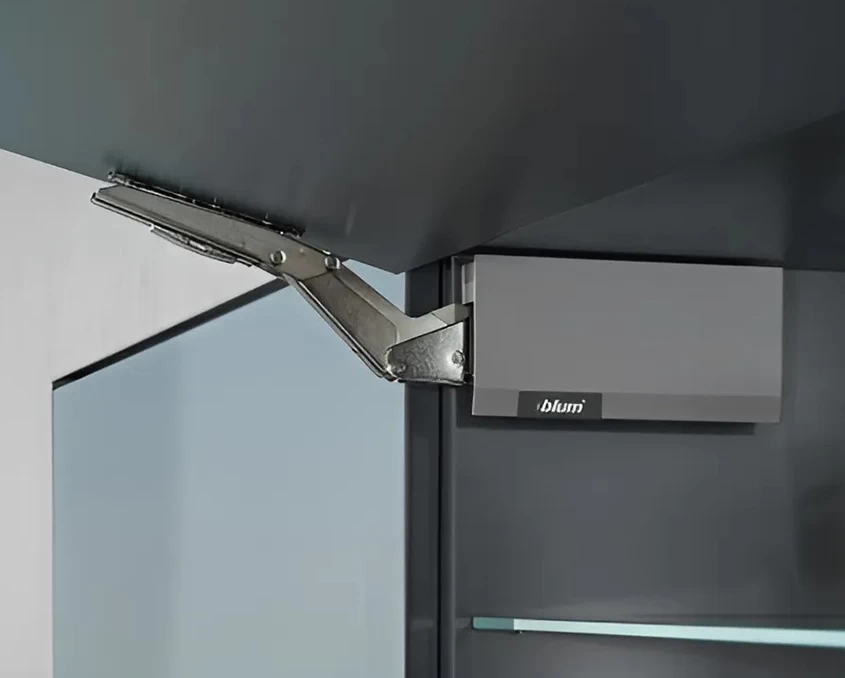 Комплект Blum AVENTOS HK top силовой механизм 29 TIP-ON  AVHKt-29THGR-A  Светло-серый - 2