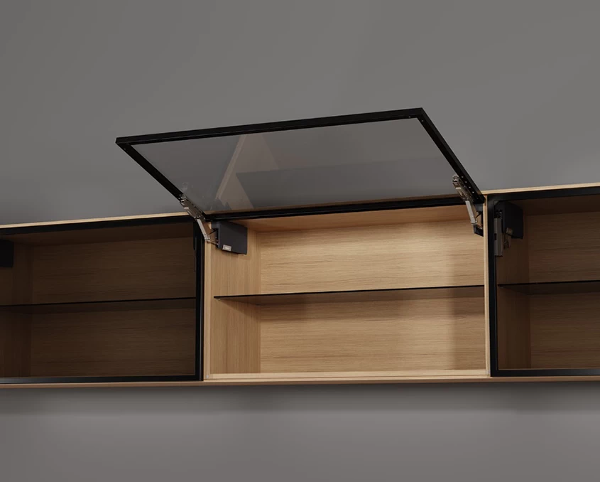 Комплект Blum AVENTOS HK top силовий механізм 29 BLUMOTION  AVHKt-29BTGR-A  Темно-сірий