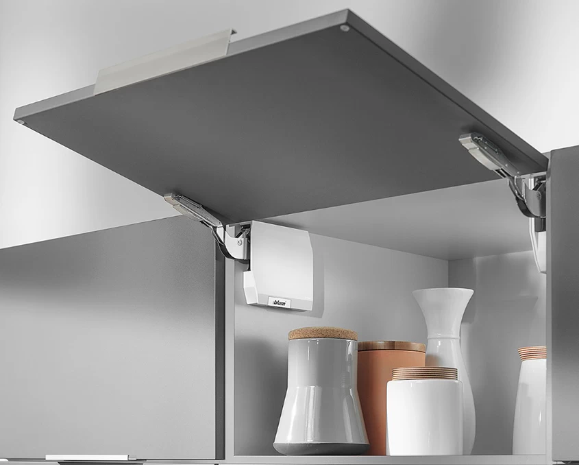 Комплект Blum AVENTOS HK-S механізм CC ВК=186-600мм BLUMOTION дерев’ян.фасад AVTHKS-CCBSW Білий шовк