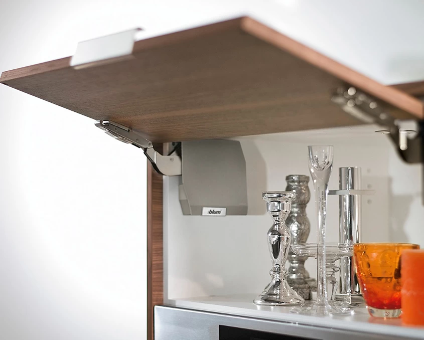 Комплект Blum AVENTOS HK-S механізм CE ВК=186-600мм BLUMOTION дерев.фасад AVTHKS-CEBHGR Світло-сірий