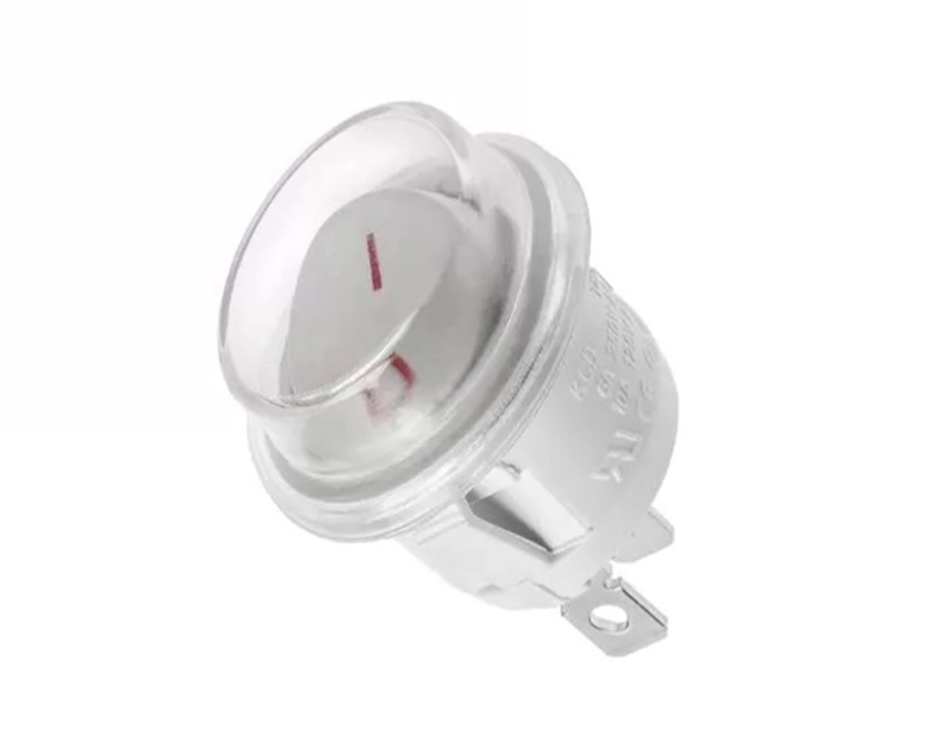 Выключатель кнопочный GTV круглый 220-240V max 750W Белый